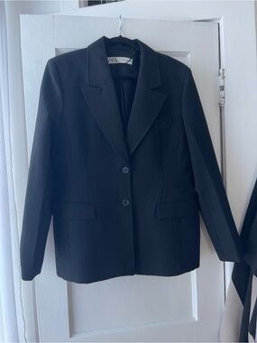 Zara Black Tailored Blazer